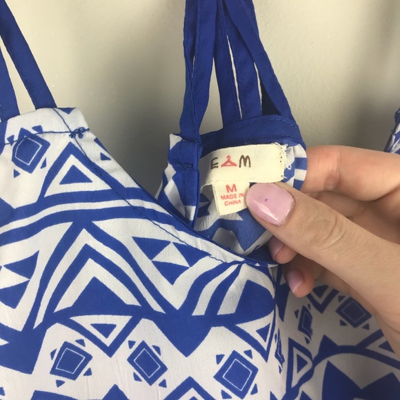 Anthropologie • E (hanger) M Geometric Tank - Picture 3 of 4